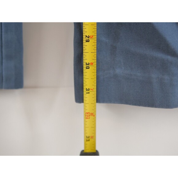 Peter Millar Pants Men 38x32 Gray Stretch Chino Cotton Flat Front Blue - Picture 5 of 8